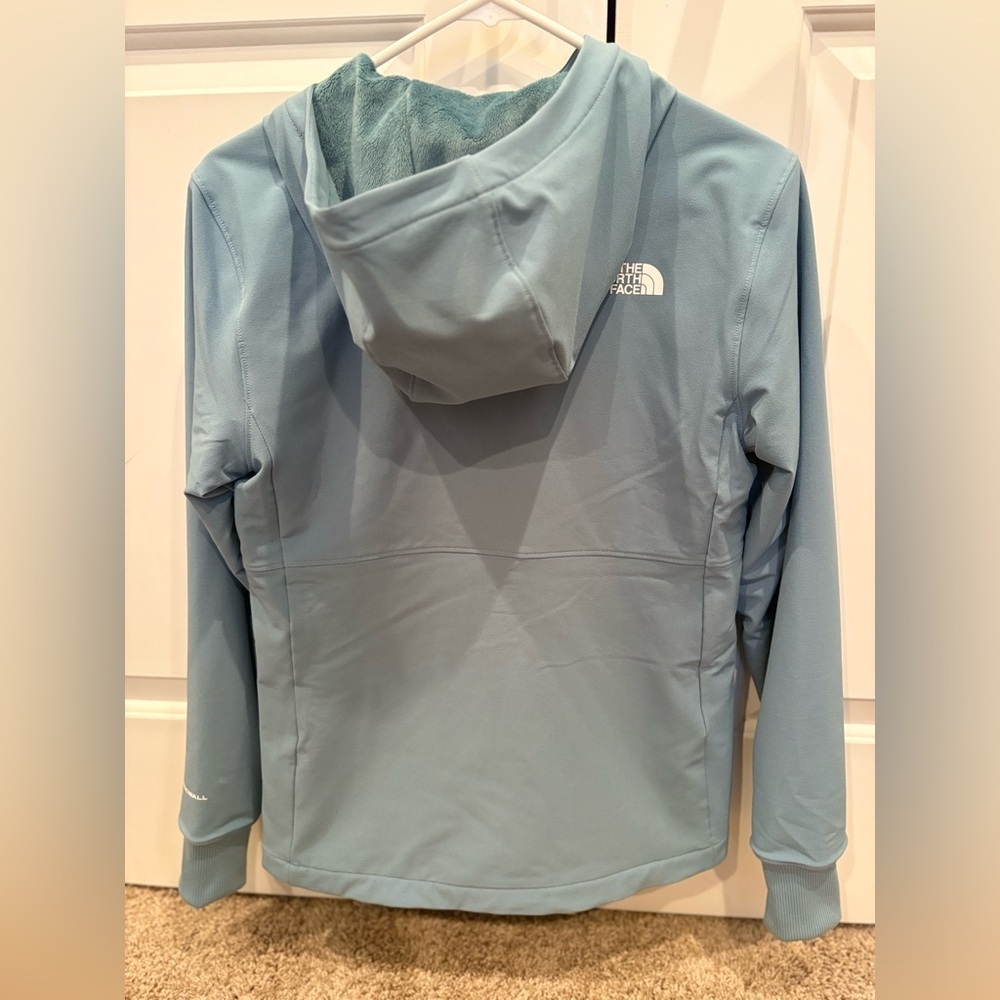 The North Face Women's Shelbe Raschel Hoodie Algae Blue - Picture 5 of 7